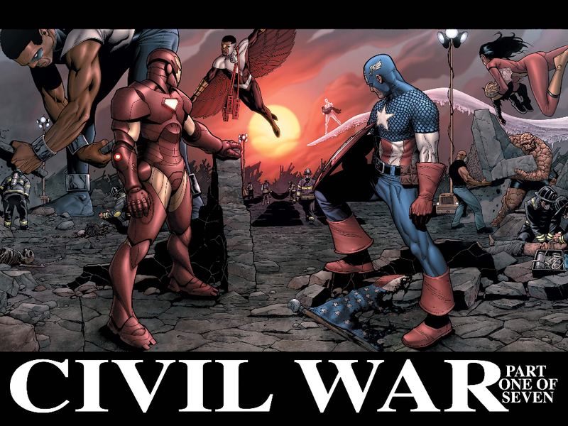 Illustration for article titled With Civil War, Marvel dusted off inane source material for superfights